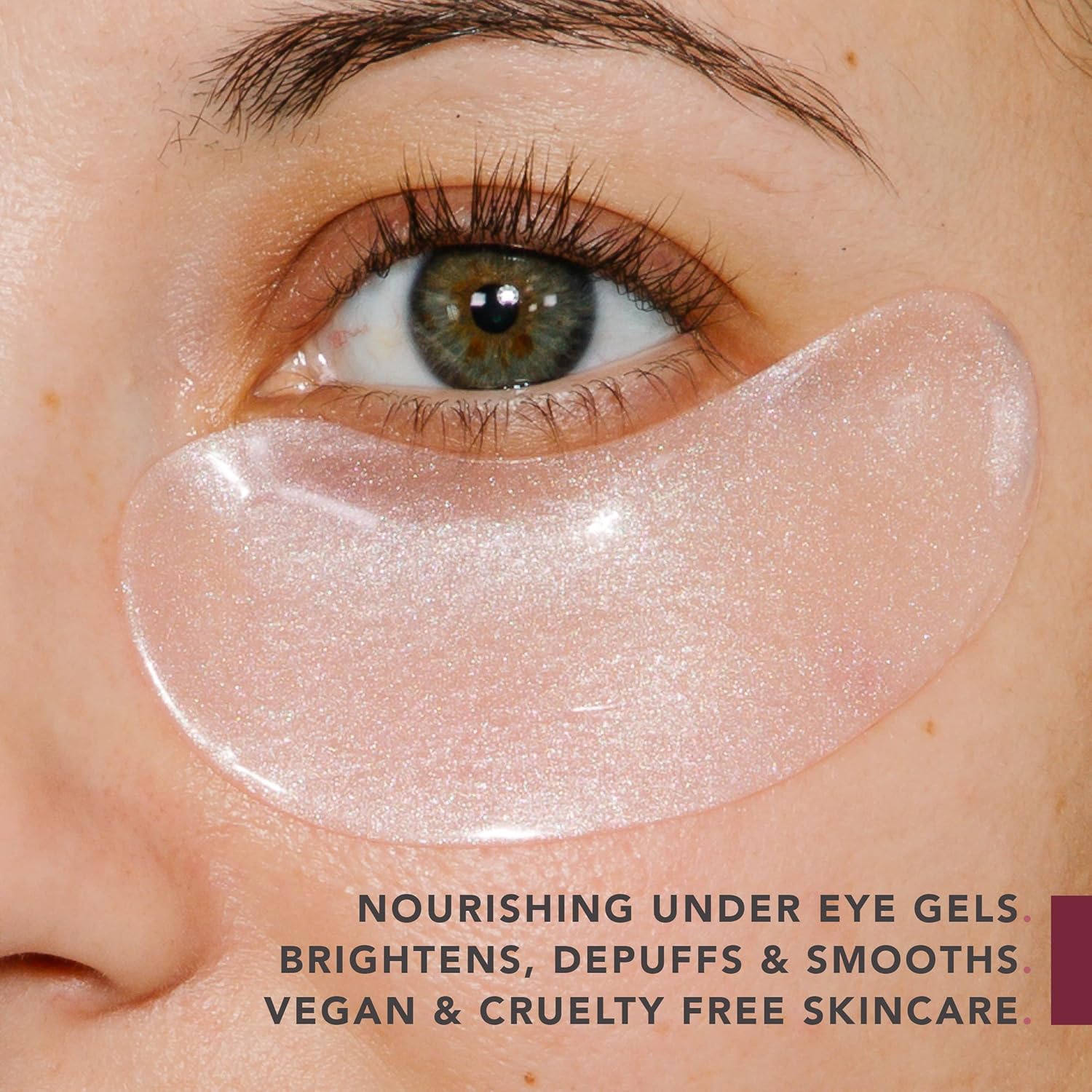 Doll 10 Doll Skin Genius Firm & Brighten Under-Eye Gels - Natural Eye Mask Patches that Vanish Puffiness, Dark Circles, Wrinkles, & Fine Lines