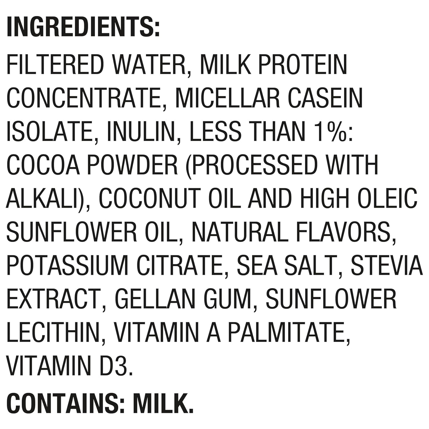 Oikos Protein Shake, Chocolate, 30g High Protein Drinks, Shelf Stable, Ready to Drink, 5g Prebiotic Fiber, 12 fl oz Bottle, 12 Count​